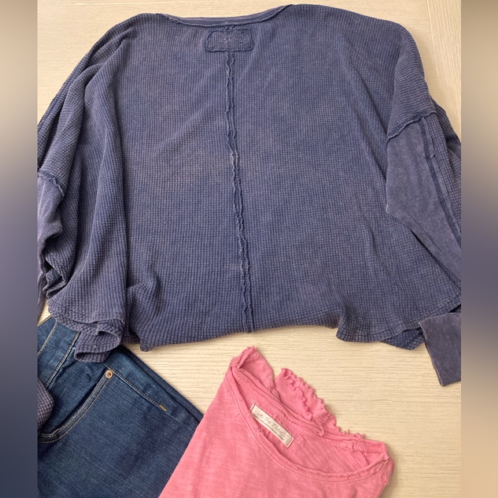 Free People/ We The Free Microphone Drop Thermal size xs - Picture 6 of 7